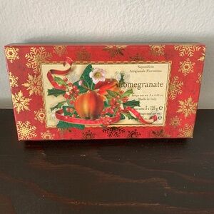 Pomegranate Soap - Red and Gold